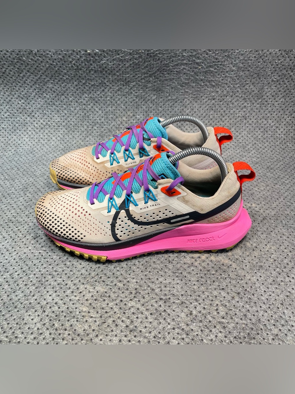 Nike Air React Pegasus Trail 4 Shoes Size 8.5 Women’s